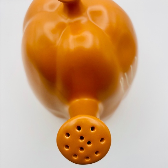 Rae Dunn "Pumpkin Love" Ceramic Watering Can 8.5" - Picture 12 of 13